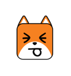 Cute Face and Fox（個別スタンプ：12）