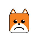 Cute Face and Fox（個別スタンプ：15）