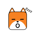 Cute Face and Fox（個別スタンプ：17）