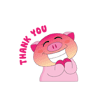 Greetings of The Plump Pink Animated（個別スタンプ：4）