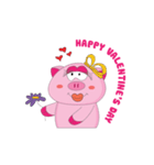 Greetings of The Plump Pink Animated（個別スタンプ：14）