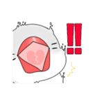 文鳥と猫スタンプ（個別スタンプ：11）