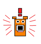 四角い くま2（個別スタンプ：4）