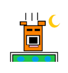 四角い くま2（個別スタンプ：12）