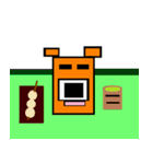 四角い くま2（個別スタンプ：16）