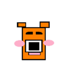 四角い くま2（個別スタンプ：17）