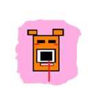 四角い くま2（個別スタンプ：18）