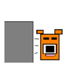 四角い くま2（個別スタンプ：21）