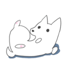 Difficult to understand the white dog（個別スタンプ：7）