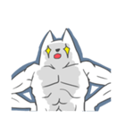 Difficult to understand the white dog（個別スタンプ：9）