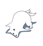 Difficult to understand the white dog（個別スタンプ：10）