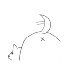 Difficult to understand the white dog（個別スタンプ：18）