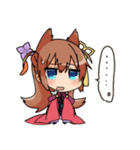 比良坂芽衣と愉快な仲間たち（個別スタンプ：8）