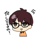 Please manuscript 2（個別スタンプ：3）