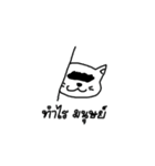I'm cat.U know？（個別スタンプ：4）