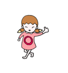 きつねちゃんときつねくん（個別スタンプ：3）