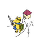 きつねちゃんときつねくん（個別スタンプ：19）