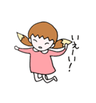 きつねちゃんときつねくん（個別スタンプ：21）