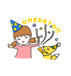 きつねちゃんときつねくん（個別スタンプ：22）