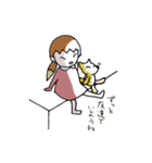 きつねちゃんときつねくん（個別スタンプ：40）