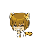 Leopard-Meow every day. (animation)（個別スタンプ：3）