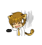 Leopard-Meow every day. (animation)（個別スタンプ：9）
