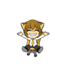 Leopard-Meow every day. (animation)（個別スタンプ：18）