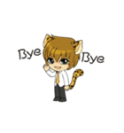 Leopard-Meow every day. (animation)（個別スタンプ：24）