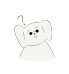 Cotton dog and bunny friend（個別スタンプ：14）