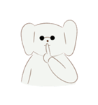 Cotton dog and bunny friend（個別スタンプ：17）