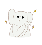 Cotton dog and bunny friend（個別スタンプ：18）