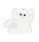 Cotton dog and bunny friend（個別スタンプ：23）
