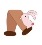 Cotton dog and bunny friend（個別スタンプ：25）