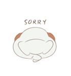 Cotton dog and bunny friend（個別スタンプ：27）