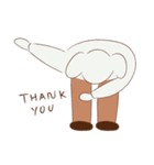 Cotton dog and bunny friend（個別スタンプ：28）