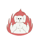 Cotton dog and bunny friend（個別スタンプ：31）