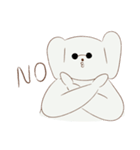 Cotton dog and bunny friend（個別スタンプ：34）