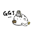 Face-crooked sesame buns PART2（個別スタンプ：35）
