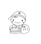 帽子好き男の子の日常会話（個別スタンプ：22）