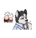 The three police dogs（個別スタンプ：40）