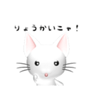 3Dネコ（個別スタンプ：24）