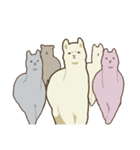 ビミョーな気持ちを伝えるアルパカ（個別スタンプ：40）