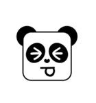 Cute Face and Panda（個別スタンプ：11）