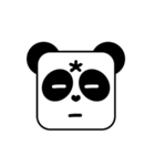 Cute Face and Panda（個別スタンプ：12）