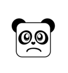 Cute Face and Panda（個別スタンプ：14）