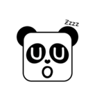 Cute Face and Panda（個別スタンプ：15）