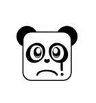 Cute Face and Panda（個別スタンプ：16）