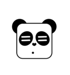 Cute Face and Panda（個別スタンプ：23）