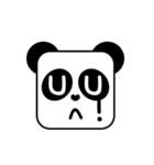 Cute Face and Panda（個別スタンプ：26）