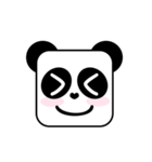 Cute Face and Panda（個別スタンプ：28）